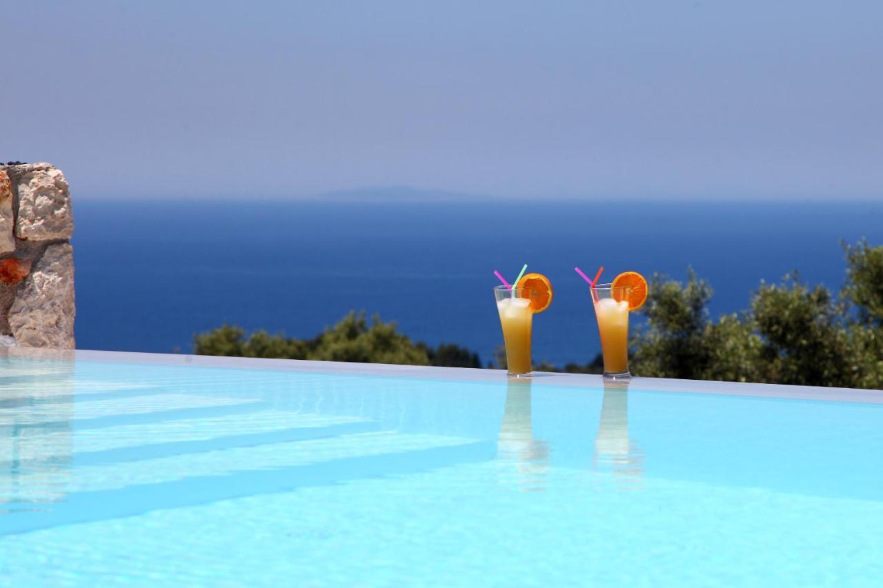 Tsakmakis Villas Luxury- Panoramic Sea View - Lefkada Tsoukaládhes Exteriör bild