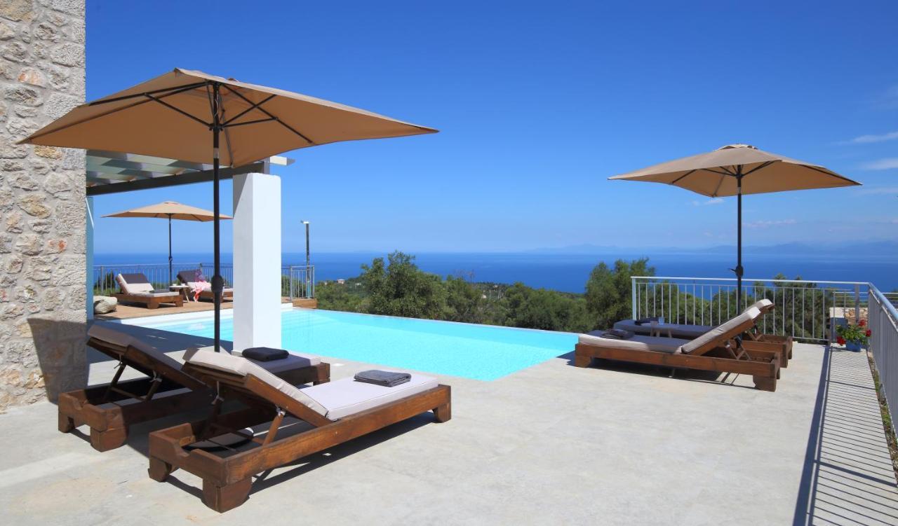 Tsakmakis Villas Luxury- Panoramic Sea View - Lefkada Tsoukaládhes Exteriör bild