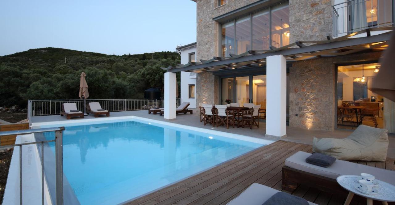 Tsakmakis Villas Luxury- Panoramic Sea View - Lefkada Tsoukaládhes Exteriör bild