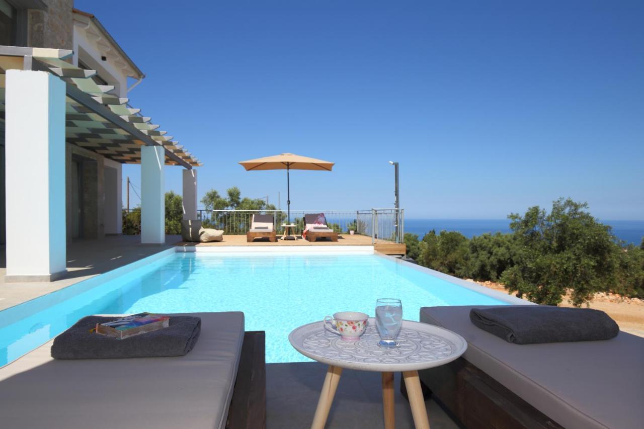 Tsakmakis Villas Luxury- Panoramic Sea View - Lefkada Tsoukaládhes Exteriör bild