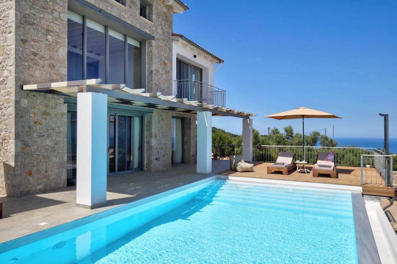 Tsakmakis Villas Luxury- Panoramic Sea View - Lefkada Tsoukaládhes Exteriör bild
