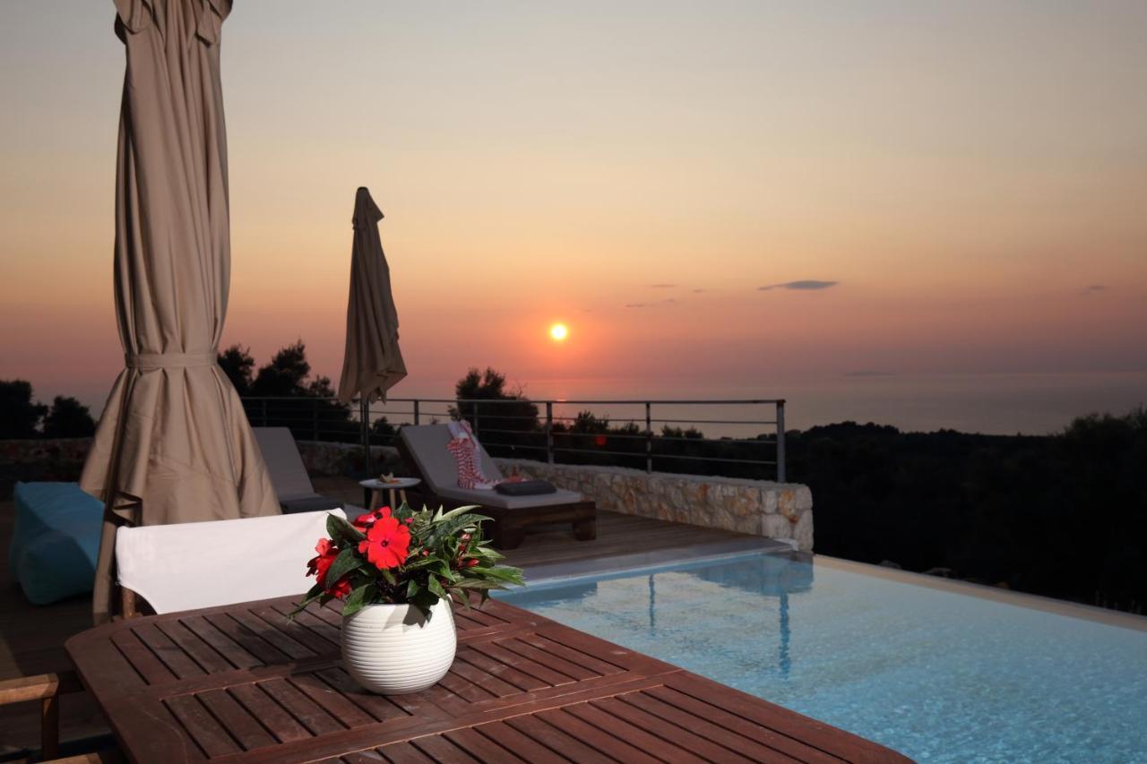 Tsakmakis Villas Luxury- Panoramic Sea View - Lefkada Tsoukaládhes Exteriör bild