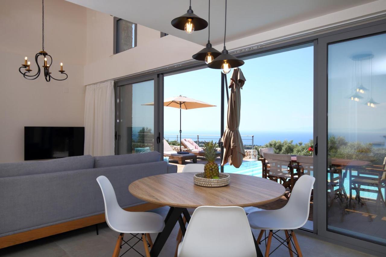 Tsakmakis Villas Luxury- Panoramic Sea View - Lefkada Tsoukaládhes Exteriör bild