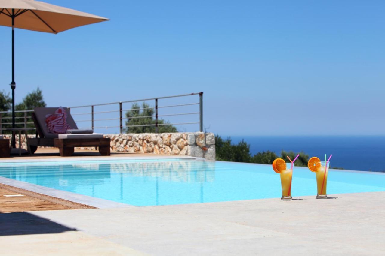 Tsakmakis Villas Luxury- Panoramic Sea View - Lefkada Tsoukaládhes Exteriör bild