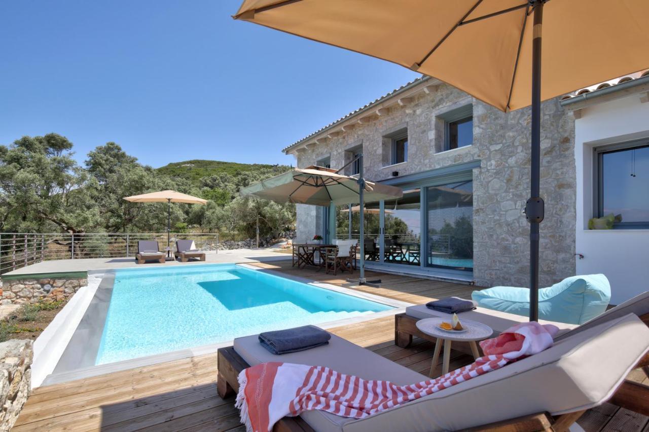 Tsakmakis Villas Luxury- Panoramic Sea View - Lefkada Tsoukaládhes Exteriör bild