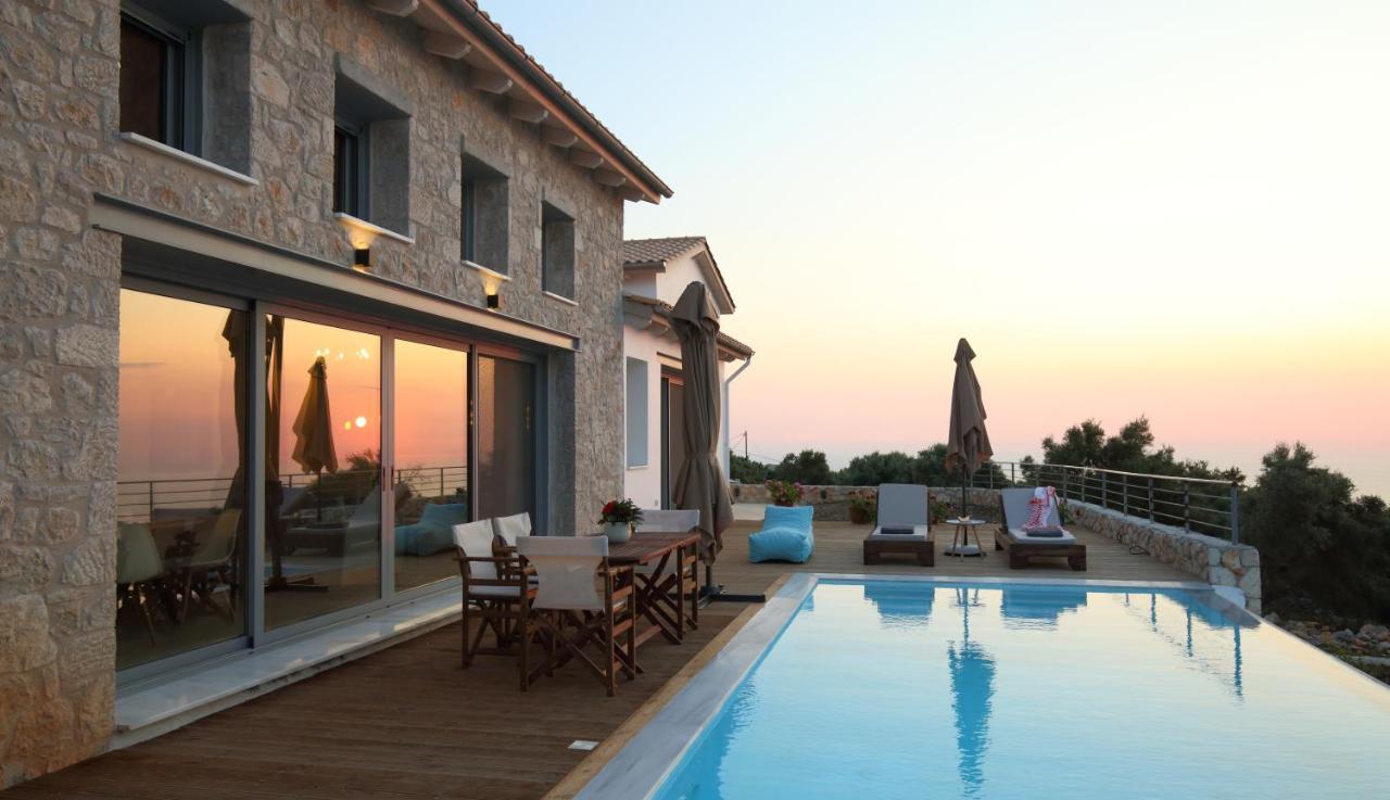 Tsakmakis Villas Luxury- Panoramic Sea View - Lefkada Tsoukaládhes Exteriör bild