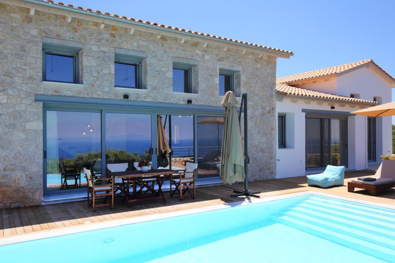 Tsakmakis Villas Luxury- Panoramic Sea View - Lefkada Tsoukaládhes Exteriör bild