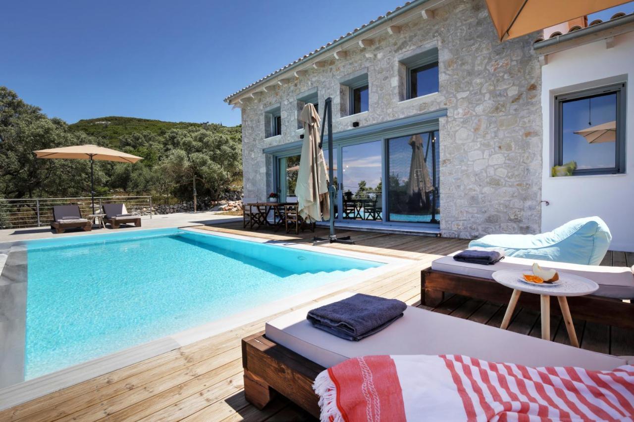 Tsakmakis Villas Luxury- Panoramic Sea View - Lefkada Tsoukaládhes Exteriör bild