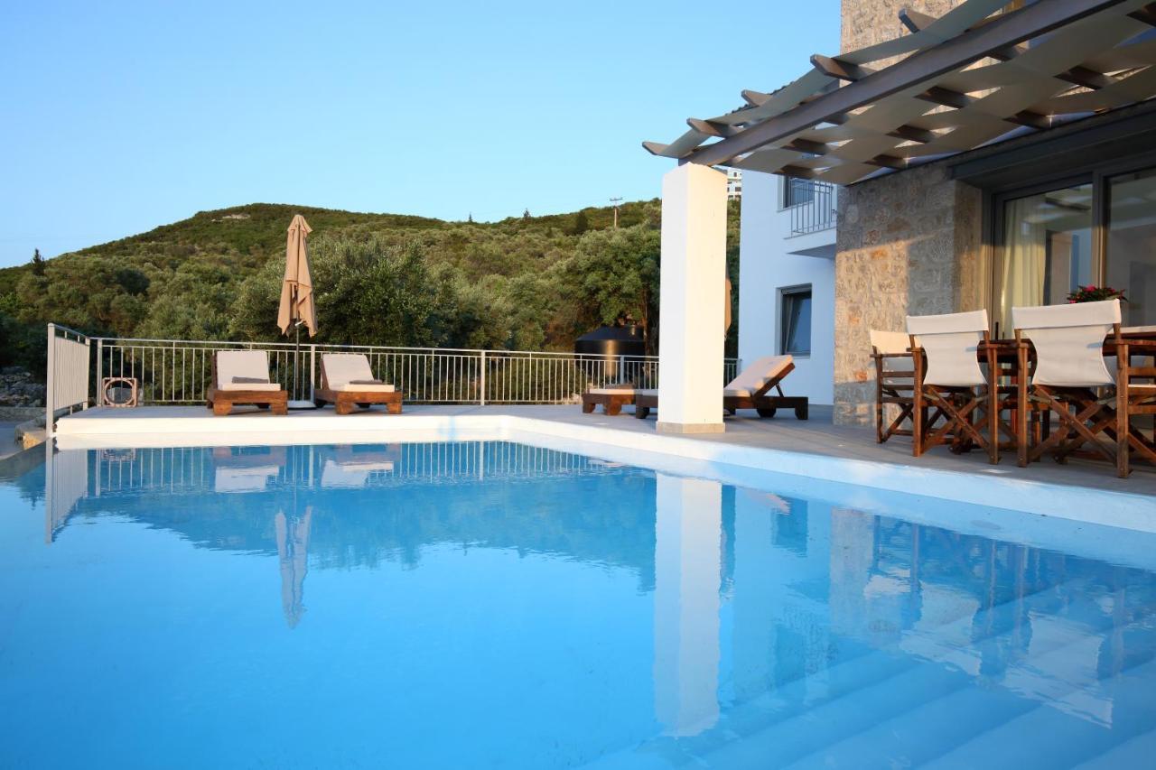 Tsakmakis Villas Luxury- Panoramic Sea View - Lefkada Tsoukaládhes Exteriör bild