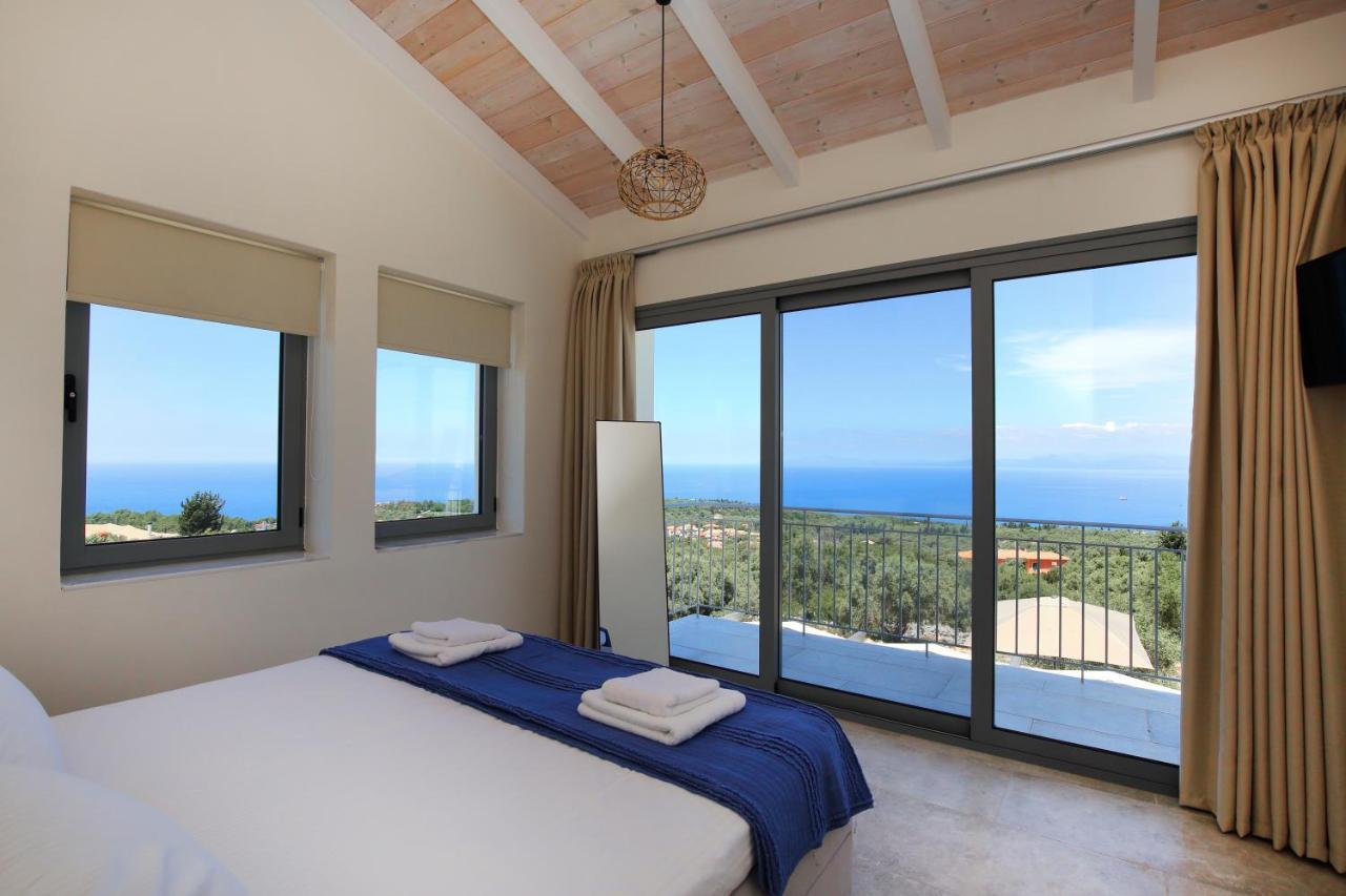 Tsakmakis Villas Luxury- Panoramic Sea View - Lefkada Tsoukaládhes Exteriör bild