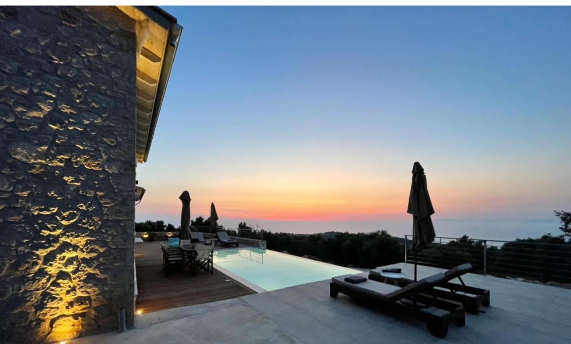 Tsakmakis Villas Luxury- Panoramic Sea View - Lefkada Tsoukaládhes Exteriör bild