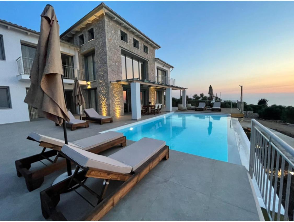 Tsakmakis Villas Luxury- Panoramic Sea View - Lefkada Tsoukaládhes Exteriör bild